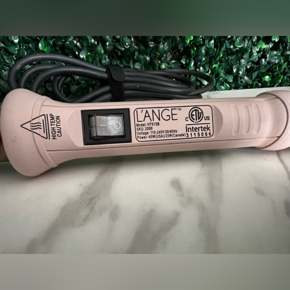 L'ange Pink Curling Wand 1 1/4" Swivel Cord Hair Tools - Picture 5 of 6